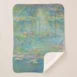 Water Lilies Series by Claude Monet Sherpa Deken<br><div class="desc">Claude Monet wordt algemeen beschouwd als de vader van het impressionisme - meesters van de kunstserie</div>