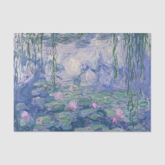 Water Lilies Series by Claude Monet Tissuepapier (Voorkant)