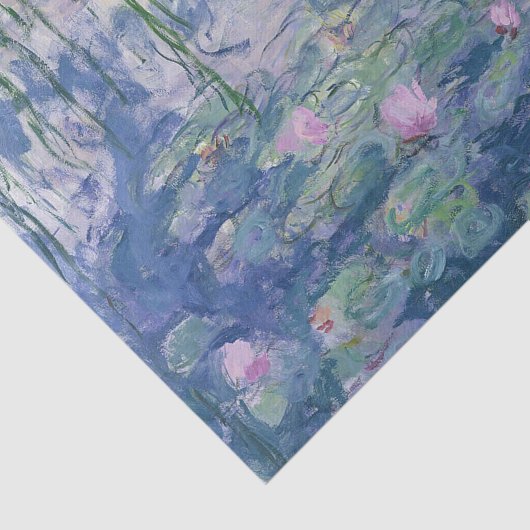 Water Lilies Series by Claude Monet Tissuepapier (Detail)