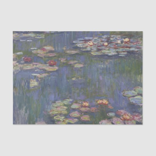 Water Lilies Series by Claude Monet Tissuepapier (Voorkant)