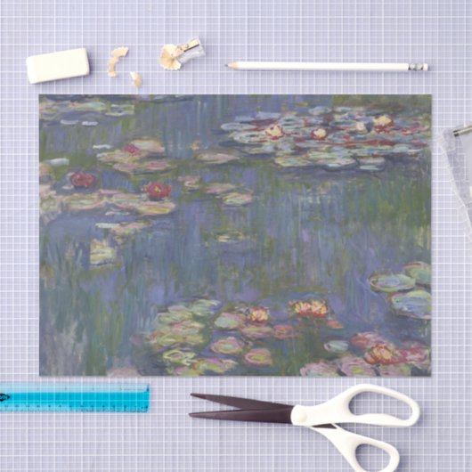 Water Lilies Series by Claude Monet Tissuepapier (Craft)