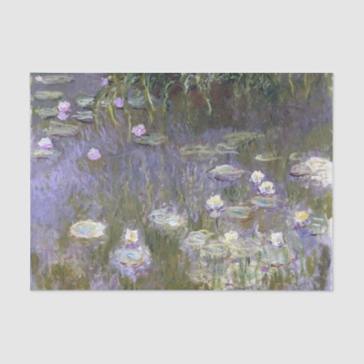 Water Lilies Series by Claude Monet Tissuepapier (Voorkant)