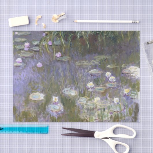 Water Lilies Series by Claude Monet Tissuepapier (Craft)