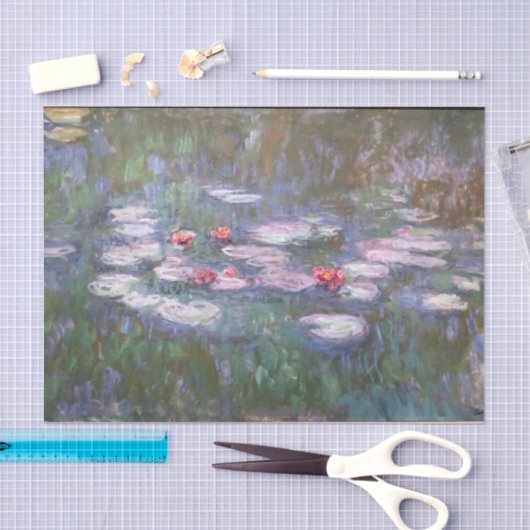 Water Lilies Series by Claude Monet Tissuepapier (Craft)