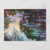 Water Lilies, Sun Claude Monet instellen Briefkaart (Voorkant)