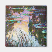 Water Lilies, Sun Claude Monet instellen Magneet (Voorkant)