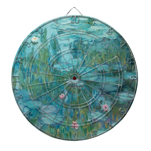 Water Lilies (van Claude Monet, 1915) Dartbord (Voorkant)
