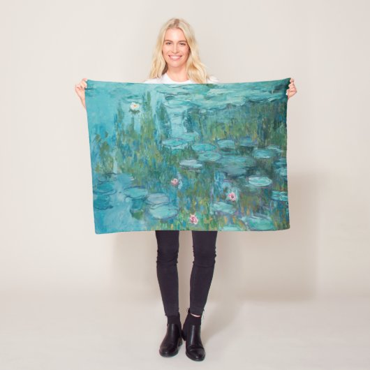 Water Lilies (van Claude Monet, 1915) Fleece Deken (In situ)