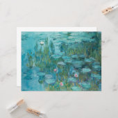 Water Lilies (van Claude Monet, 1915) Kaart (Voorkant / Achterkant in situ)