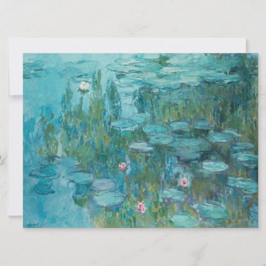 Water Lilies (van Claude Monet, 1915) Kaart (Voorkant)