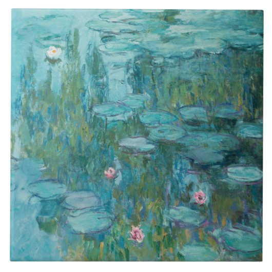 Water Lilies (van Claude Monet, 1915) Tegeltje (Voorkant)