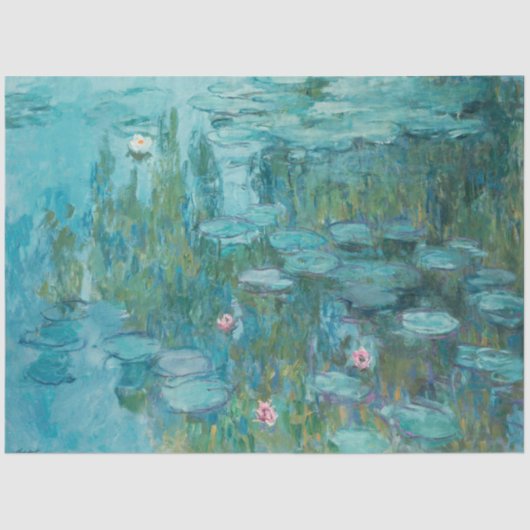Water Lilies (van Claude Monet, 1915) Tissuepapier (Voorkant)