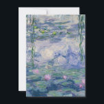 Water Lilies van Claude Monet, 1916 - 1919 Notitiekaartje<br><div class="desc">Monet - een viering van de meesters van kunst</div>