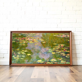 Water Lilies van Claude Monet 1919 Poster
