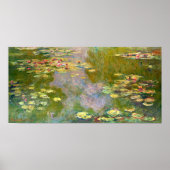 Water Lilies van Claude Monet 1919 Poster (Voorkant)