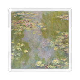 Water Lilies van Claude Monet Acryl Dienblad