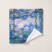 Water Lilies van Claude Monet Bad Handdoek (Wasdoekje)