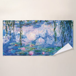 Water Lilies van Claude Monet Badhanddoek