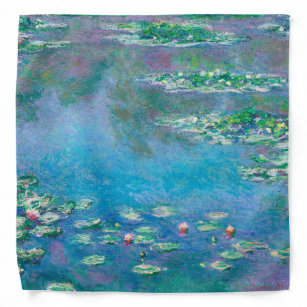 Water Lilies van Claude Monet Bandana