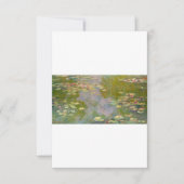 Water Lilies van Claude Monet Bedankkaart (Voorkant)