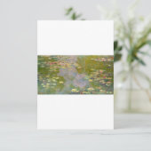 Water Lilies van Claude Monet Bedankkaart (Staand voorkant)
