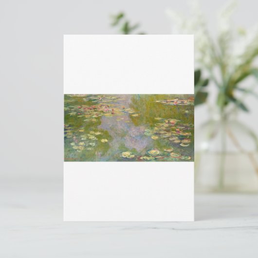 Water Lilies van Claude Monet Bedankkaart (Staand voorkant)