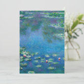 Water Lilies van Claude Monet Bedankkaart (Staand voorkant)