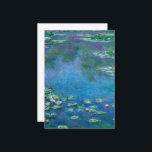 Water Lilies van Claude Monet Bedankkaart<br><div class="desc">Claude Monet - Waterlelies,  1906. Oscar-Claude Monet (1840-1926) was een Franse schilder en oprichter van de impressionistische schilderkunst,  die wordt gezien als een belangrijke voorloper van het modernisme,  vooral in zijn pogingen om natuur te schilderen zoals hij het waarnam.</div>