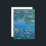 Water Lilies van Claude Monet Bedankkaart<br><div class="desc">Claude Monet - Waterlelies,  1906. Oscar-Claude Monet (1840-1926) was een Franse schilder en oprichter van de impressionistische schilderkunst,  die wordt gezien als een belangrijke voorloper van het modernisme,  vooral in zijn pogingen om natuur te schilderen zoals hij het waarnam.</div>