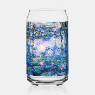 Water Lilies van Claude Monet Blikvorm Glas