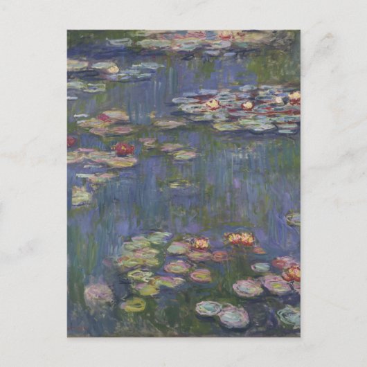 Water Lilies van Claude Monet Briefkaart (Voorkant)