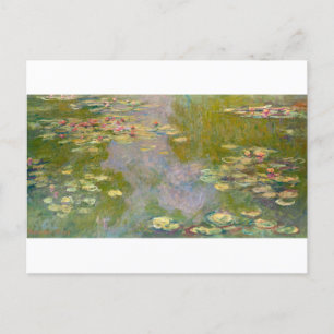 Water Lilies van Claude Monet Briefkaart