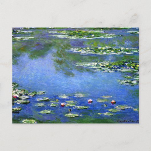 Water Lilies van Claude Monet Briefkaart (Voorkant)
