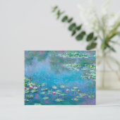 Water Lilies van Claude Monet Briefkaart (Staand voorkant)