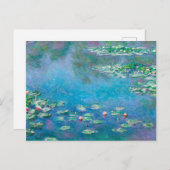 Water Lilies van Claude Monet Briefkaart (Voorkant / Achterkant)