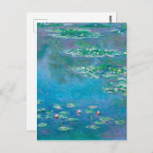 Water Lilies van Claude Monet Briefkaart (Voorkant / Achterkant)