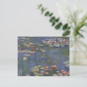 Water Lilies van Claude Monet Briefkaart (Staand voorkant)