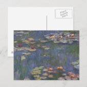 Water Lilies van Claude Monet Briefkaart (Voorkant / Achterkant)