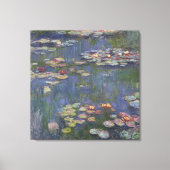 Water Lilies van Claude Monet Canvas Afdruk (Voorkant)