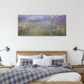 Water Lilies van Claude Monet Canvas Afdruk (Insitu (Slaapkamer))