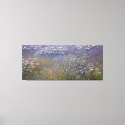 Water Lilies van Claude Monet Canvas Afdruk (Voorkant)
