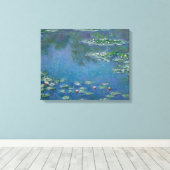Water Lilies van Claude Monet Canvas Afdruk (Insitu (Houten vloer))