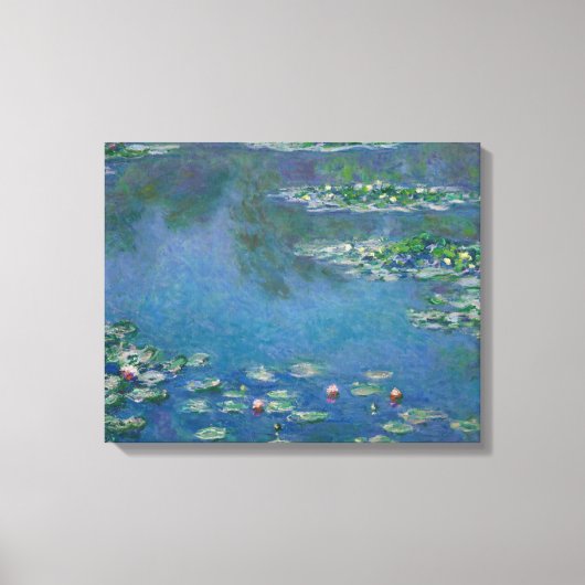 Water Lilies van Claude Monet Canvas Afdruk (Voorkant)