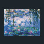 Water Lilies van Claude Monet Deurmat<br><div class="desc">Bezoek mijn winkel voor een interessanter ontwerp en meer keuze voor kleuren => zazzle.com/iwheels*</div>