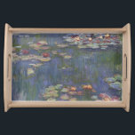 Water Lilies van Claude Monet Dienblad<br><div class="desc">Claude Monet - Water Lilies. Mooie schilderkunst in prachtige kleuren door Claude Monet. Afgedrukte geschenken van hoge kwaliteit,  prints,  telefoongevallen en vele andere grote geschenken.</div>