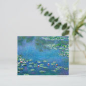 Water Lilies van Claude Monet Feestdagenkaart (Staand voorkant)