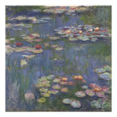 Water Lilies van Claude Monet Foto Afdruk (Voorkant)