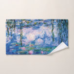 Water Lilies van Claude Monet Handdoek<br><div class="desc">Ga naar mijn winkel voor een interessanter design en meer kleurenkeuze. => zazzle.com/iwheels*</div>