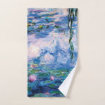 Water Lilies van Claude Monet Handdoek<br><div class="desc">Ga naar mijn winkel voor een interessanter design en meer kleurenkeuze. => zazzle.com/iwheels*</div>