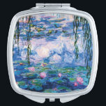 Water Lilies van Claude Monet Handtas Spiegeltje<br><div class="desc">Water Lilies van Claude Monet.
 Bezoek mijn winkel voor een interessanter ontwerp en meer keuze voor kleuren => zazzle.com/iwheels</div>